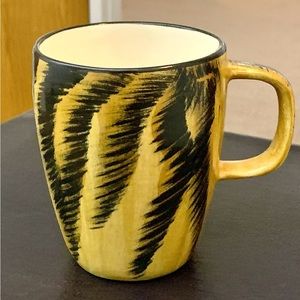 1996 Vintage Discontinued Laurie Gates SAFARI Print Coffee Mug